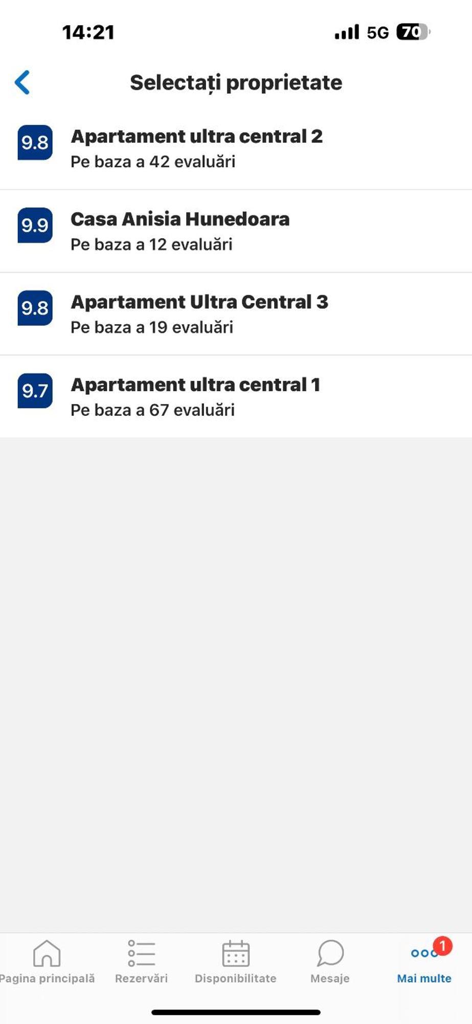 Апартаменты Apartament Ultra Central 1 Хунедоара Экстерьер фото